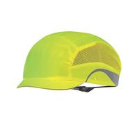 JSP AAG000-001-500 Aerolite Hi-Vis Yellow Hardcap 2.5cm Micro Peak