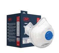 JSP M632 FFP3 Moulded Disposable Valved Dust Mask (10 pack) - Face Mask - For Silica Dust, Sanding, Mould, Aerosols, Fumes, Viruses - Construction, Woodwork, DIY, Industrial - 99% Filtration - EN 149