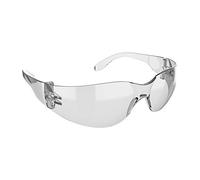 JSP M9400 Safety Spectacles - Clear Anti-scratch/Anti-mist Lenses - Clear Frames (Bulk Pack) (ASA718-1B1-124)