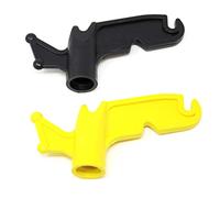 JSP Manufacturing® Black & Yellow Plastic Utility Handy Hook - Screw on Pole Attachment Hook - 1 Kit