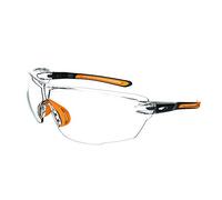 JSP - Onex KN UV400 Black and Orange Temples Clear Lens Spectacle, AS/AF Coating (JSP 1ONEBO23CKN)