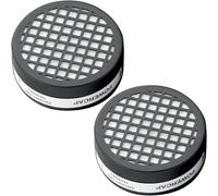 JSP Powercap Filters 1 Pair Black (CAU601-001-100)