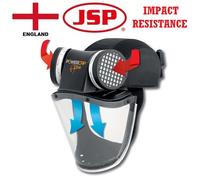 JSP Powercap Active IP Powered Respirator Impact Visor Bump Head Protection