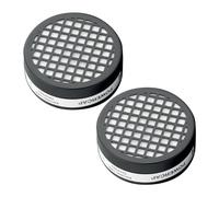 JSP Powercap Filters 1 Pair Black (CAU601-001-100)