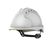 Jsp Safety Products Evo®2 Industrial Safety Helmet - Onetouch™ Slip Ratchet - Mid Peak - Vented - White Unit 1 AJF030000100