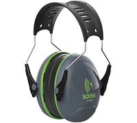 JSP SONIS 1 Ear Defenders Ear Muffs One Size Banded 27dB SNR | Low noise hearing protection, comfortable adjustable fit for construction, workshops and general industry. UK made. EN 352.
