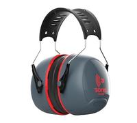 JSP Sonis®3 Adjustable Ear Defenders - 37dB SNR - Grey/Red (AEB040-0A1-A00)
