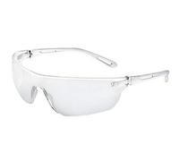 JSP STEALTH 16g Lightweight Safety Specs - Anti-Scratch Lenses - Clear - UV & Impact Protection - Work Glasses - EN 166 & EN 172