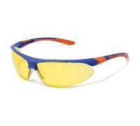 JSP STEALTH 9000 Safety Spectacles N Rated Amber Lens | Amber safety glasses with anti-mist lens for contrast and low-light visibility. EN 166 certified