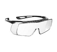 JSP Stealth™ Coverlite™ Lightweight Overspecs - Clear Anti-scratch Lenses - Black Frames (ASA940-061-300)
