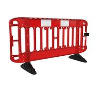 JSP Titan® 2m Injection Moulded Road Traffic Barrier - Red