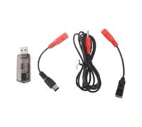 Jspondivague 36 in 1 RC USB Simulator with Cables for RealFlight G7 G6 G5 Phoenix 4 E2HG, Compatible with Most Remote Controllers, Plug and Play Training Adapter for Windows
