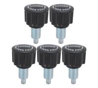 Jspondivague 5PCS Pull Pin Spring Knob Replacement for Exercise Bike Locking Pin, Fitness Equipment Pull Pin with Built - in Spring Handle, Compatible with Sunny PooBoo L Now Snode Exerpeutic P