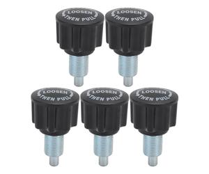 Jspondivague 5PCS Pull Pin Spring Knob Replacement for Exercise Bike Locking Pin, Fitness Equipment Pull Pin with Built - in Spring Handle, Compatible with Sunny PooBoo L Now Snode Exerpeutic P