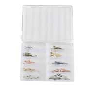 Jspondivague Alloy Watch Hour Minute Second Hands Set, Replacement Watch Hands Kit with 90pcs in 4 Colors, Compact Organizer Box for Watchmaker Repair Parts