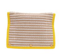 Jspondivague Dog Bite Wedge, Interactive Dog Training Bite Pillow with 3 Comfortable Handles, Jute Chew Toy for Puppy Tug of War and Obedience Training, Durable Biting Pad for Large and Small D