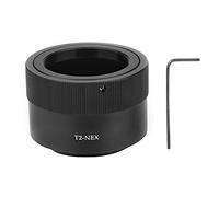 Jspondivague Metal Manual Focus Lens Adapter Ring for T2 Mount Lens to NEX Mount Mirrorless Camera, Precision Threaded T2 to E - Mount Adapter with Anodic Oxidation Finish