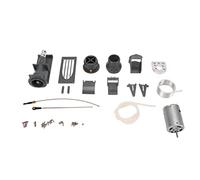Jspondivague RC Boat Thruster Jet Pump Set, 26mm Water Jet Thruster with 540 Brush Motor and Radiator Tube, High - Speed Propulsion System for 6-8kg RC Boats, Gray