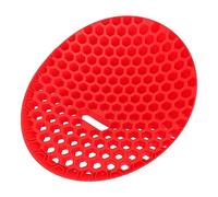 Jspondivague Red Car Wash Bucket Insert, Multifunctional Grit Trap Washboard for Sediment Separation, Durable Dirt Guard Filter with Scrubbing Surface for Car Detailing