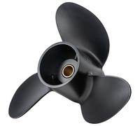 JSPROP 7.8 x 8 Aluminum Outboard Boat Propeller for Tohatsu & Mercury Engines 4-6HP, 12 Spline Tooth, 3R1W64516-0, Compatible with Tohatsu & Mercury 4HP 5HP 6HP, RH