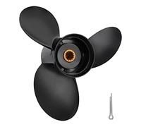 JSPROP OEM Upgrade Aluminum Boat Propeller Fit BRP Johnson Evinrude OMC Stern Drive 15-35 HP OEM#765049 763486 765050 778863 20 25 30 35 HP 14 Spline Tooth RH (10 1/4x14)
