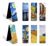 JSRQT 16 Pack Magnetic Bookmark Printing on 2 Side Magnetic Bookmarks for Book Lovers Assorted Bookmarks for Women Teachers Book Mark Magnet Bookmarks Page Markers Bookmarks for Kids Set