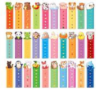 JSRQT 30 PCS Cute Animal Bookmarks Multipack Book Mark Bulk Paper Page Clips Personalised Markers School Rewards Cardboard Lover Gifts