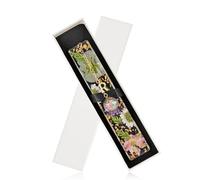 JSRQT Bookmark Letters R Initial Handmade Pressed Flower for Teacher Reader Girl Page Reading Marker Cute Crystal Resin Book Markers Women Shiny Art Christmas Birthday Gift