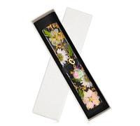 JSRQT Bookmark, Personalised Bookmark, Teacher Gifts, Original Book Mark, Initial C Bookmarks for Women, Cute Pressed Flower Book Marks Women, Lover Gifts for Readers, 26 Letters Page Reading Marker