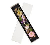 JSRQT Bookmark, Personalised Bookmark, Teacher Gifts, Original Book Mark, Initial T Bookmarks for Women, Cute Pressed Flower Book Marks Women, Lover Gifts for Readers, 26 Letters Page Reading Marker