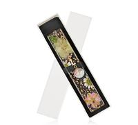 JSRQT Letter Bookmarks Initial L Handmade Pressed Dried Flower Page Reading Marker Cute Crystal Resin Aesthetic Shiny Art Mark for Women Teacher Reader Bookworm Floral Personalised Rhinestones