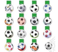 JSRQT Magnetic Bookmark Football Printing on 2 Side Assorted Magnetic Bookmarks for Book Lovers Bookmarks for Women Teachers Book Mark Magnet Bookmarks Page Markers Bookmarks for Kids Set 15 Pack