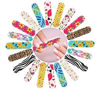 JSRQT Mini Nail Files Bulk Double Sided 100 Mini Nail Files for Natural Acrylic Fake Nails Emery Boards for Nails Nail Filer Professional Nail File Buffer Set Nails Accessories 150 Grit(10 Colors)