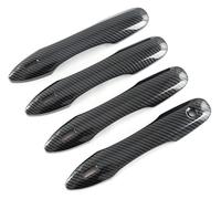 JSRVQKMS Covers Door Handle for Toyota for BZ4X for Pro 2022 Car Moling Carbon Fiber ABS Door Handle Cover Corative Stickers Replacement Partsa