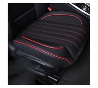 JSRVQKMS Front Car Seat Covers For Cushions Protecto Car Seat Leg Support Extension Non Slip Mat Size PU Leather Cover(Black Red1pcs)