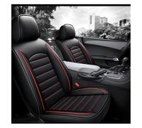 JSRVQKMS Front Car Seat Covers For Hyundai For Solaris For Tucson 2016 For Sonata For Ix25 For I30 Car Styling Seat Support Cover Cushions Protecto Leather(Black Red 4pcs)