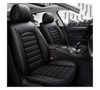 JSRVQKMS Front Car Seat Covers For Hyundai For Solaris For Tucson 2016 For Sonata For Ix25 For I30 Car Styling Seat Support Cover Cushions Protecto Leather(Black)