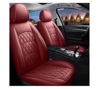 JSRVQKMS Front Car Seat Covers For Q5 Q2 Q3 Q6 Q7 Q8 For S1 S4 S5 S6 For SQ5 RS3 RS4 Artificial Leather Car Seat Covers Support Cushions Protecto(Wine Red)
