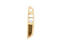 JSRVQKMS Interior Door Handles 51417225865 LHD Interior Door Pull Handle Armrest Panel Trim Without Mirror Folding Button for BMW F10 F11 5 Series(LHD Beige)