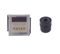 JSS48A power on delay 380V digital display 220V time relay DH48S control pause reset 24V(Relay+welding base,24 48V ACDC)