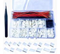 JST MX 1.25MM Connector Kit with 28 AWG Premium Pre-Crimped Cable, 2/3/4/5/6/7/8/9/10 Pin Male Female Housing JST-MX 1.25 Micro Adapter Cable Connector