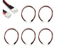 JST-XH 2S Balance Plug Extension Lead Wire 200mm 5 PCS for LiPo Battery Balance Charging 22AWG Silicone