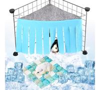 JSTHHTT Pet Cooling Mat - Summer Cooling Pad for Guinea Pigs Comfortable Guinea Pig House, Bed, and Hideaway Cooling Solution for Hot Days