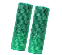 JStnana 2 Rolls Green Deco Mesh Ribbon for Wreath Crafts, 10 Inch x 30FT Deluxe Metallic Foil Mesh Ribbon for Spring Saint Patricks Day Christmas Tree Wreaths Garland Swag Basket Decor