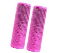 JStnana 2 Rolls Hot Pink Deco Mesh Ribbon for Wreath Crafts, 10 Inch x 30FT Deluxe Metallic Foil Mesh Ribbon for Spring Summer Easter Christmas Tree Wreaths Garland Swag Basket Decor