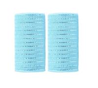 JStnana 2 Rolls Light Blue Mesh Ribbon for Wreath Crafts, 6 Inch x 30FT Per Roll Metallic Foil Deco Mesh Rolls Decorative Mesh Fabric for Christmas Tree Wreath Garland Swag Basket Home Party Decor