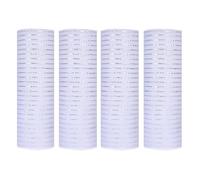 JStnana 4 Rolls White Deco Mesh Ribbon for Wreath Making Supplies, 10Inch x 30Ft Metallic Burlap Mesh White Deco Mesh Rolls for Spring Winter Christmas Tree Crafts Wreaths Swags Decorating