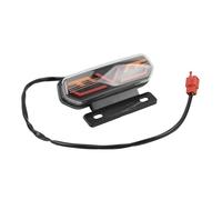 JSTVCUI Rear Tail Plate Light Universal Motorcycle Rear Lights Pit Bike Motorbike Brake Light Turn Tail