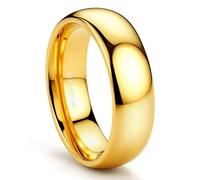 Jstyle 2mm 4mm 6mm Titanium Wedding Band Rings for Women Men Silver/Black/Gold Plated Domed High Polish Stackable Rings Engagement Statement Promise Wedding Band Ring Comfort Fit 6-13 Not Tarnished