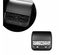 JSUDQR Rear Center Console Air AC Vent Cover for Tesla Model Y 2019-2024 Rear Armrest Box Air Conditioning Vent Outlet Trim Frame Interior Accessories Carbon Fiber